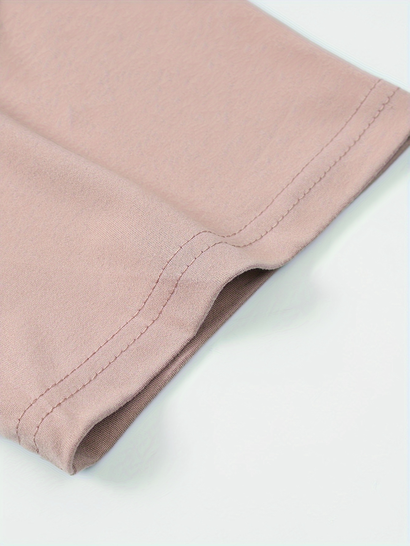 solid color print mens round neck short sleeve tee fashion regular fit t shirt top for spring summer holiday details 2